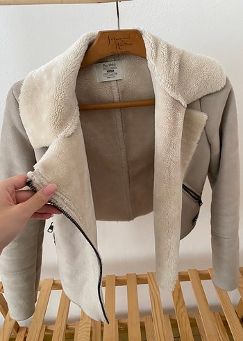 xs Beden Bershka Kürklü Süet Ceket