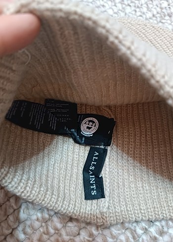 Bej Örgü Unisex Bere - Görsel 3