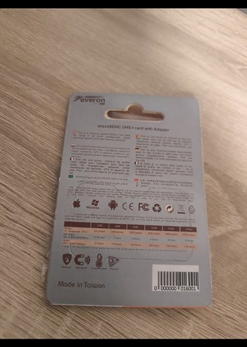 Everon 16GB Sarı MicroSD Hafıza Kartı ve Adaptör - Görsel 2