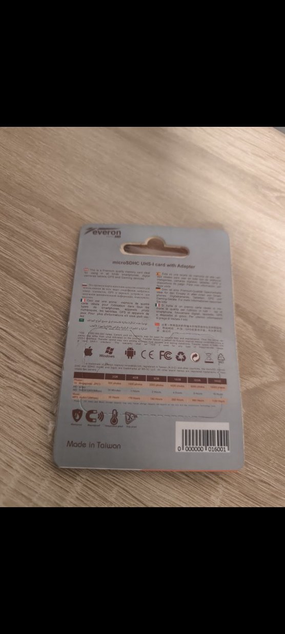 Everon 16GB Sarı MicroSD Hafıza Kartı ve Adaptör - Görsel 2