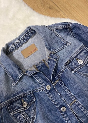 Kadın Mavi Denim Ceket Rodi Kot - Görsel 2