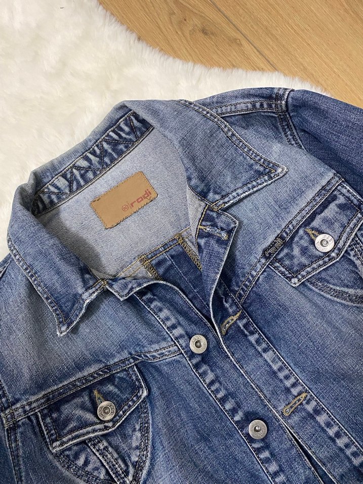 Kadın Mavi Denim Ceket Rodi Kot - Görsel 2