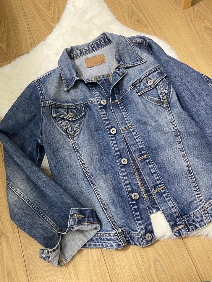 Kadın Mavi Denim Ceket Rodi Kot - Görsel 4