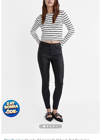 Stradivarius mumlu pantolon