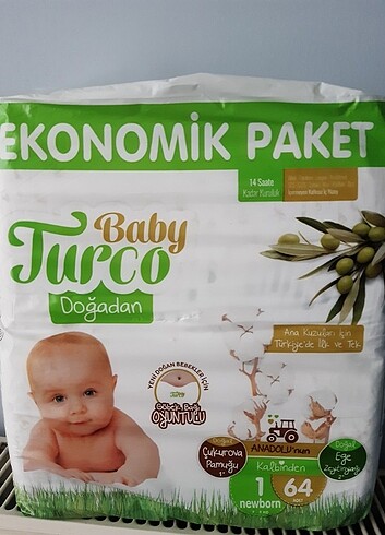 Baby Turco bebek bezi 1numara 