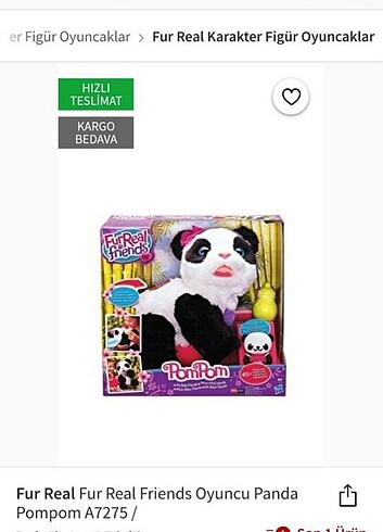 Fur real Oyuncu panda