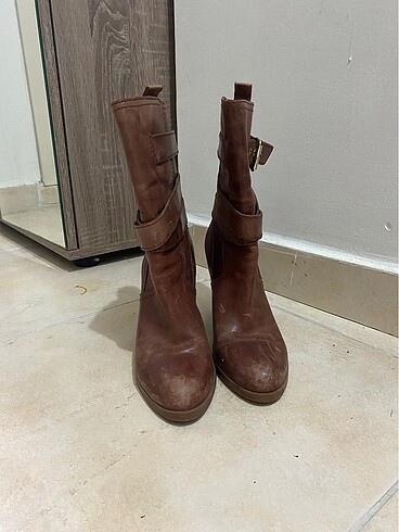 38 Beden kahverengi Renk Nine West bot