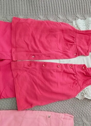 LC Waikiki Pantolon tişört hırka kapri pantolon