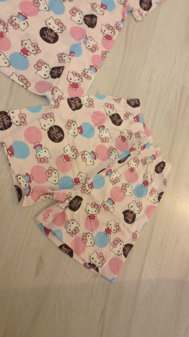 Hello Kitty Kız Çocuk Kısa Kollu Takım - Görsel 5