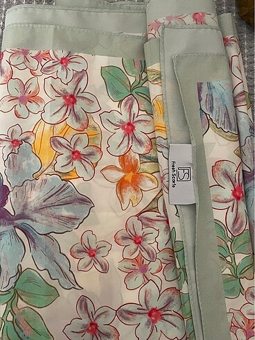 Fresh scarf desenli şal - Görsel 3