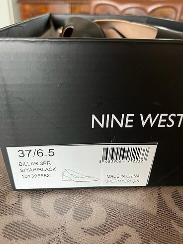 37 Beden Nine west topuklu ayakkabı