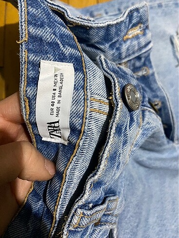 40 Beden mavi Renk Zara jean