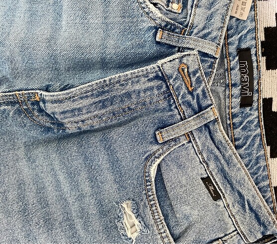 27 Beden Mavi denim