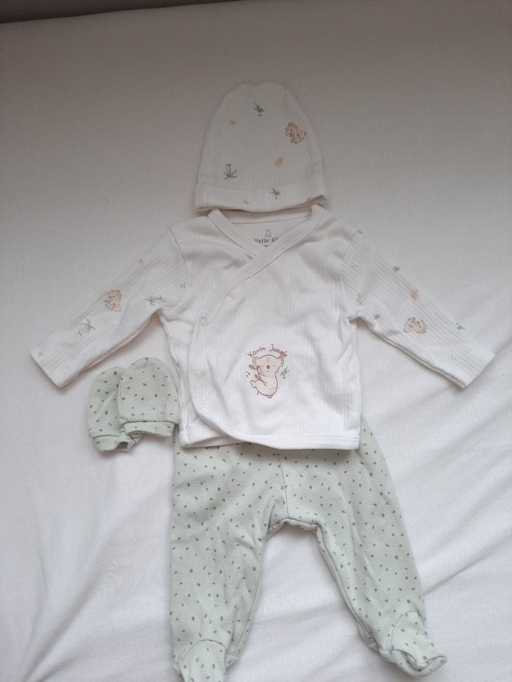 Bebek Erkek Nakışlı Pamuklu 2'li Takım - Görsel 2