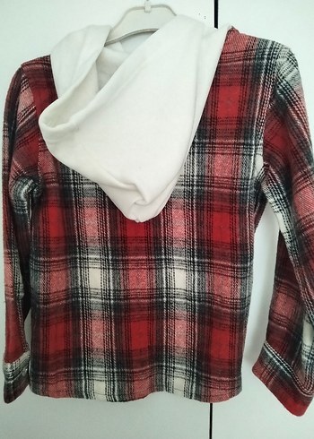 Kırmızı Kareli Pamuklu Gömlek - Görsel 4