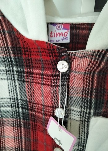 Kırmızı Kareli Pamuklu Gömlek - Görsel 2