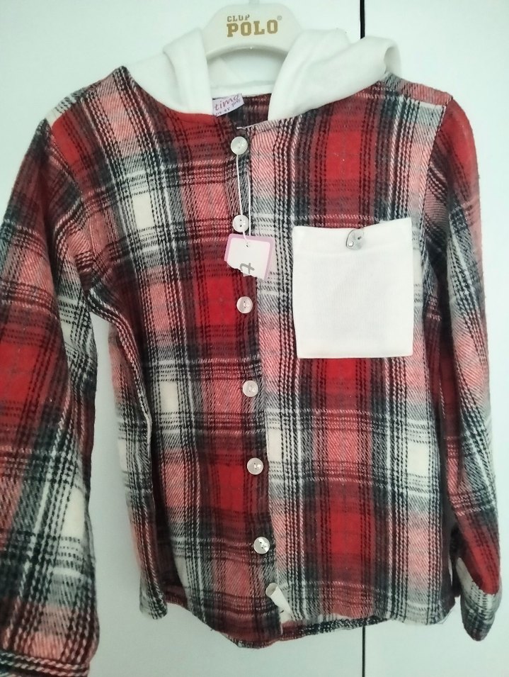 Kırmızı Kareli Pamuklu Gömlek - Görsel 3