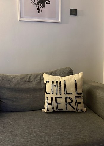 Punch motto kırlent kılıfı - Görsel 2