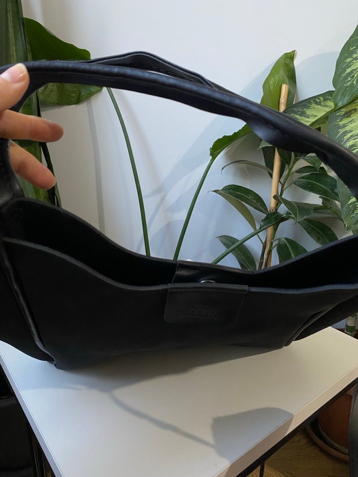 Siyah Süet Kadın Günlük Çanta - Görsel 4