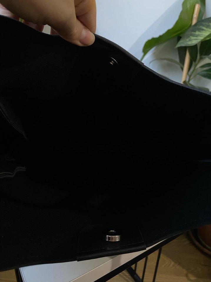 Siyah Süet Kadın Günlük Çanta - Görsel 5