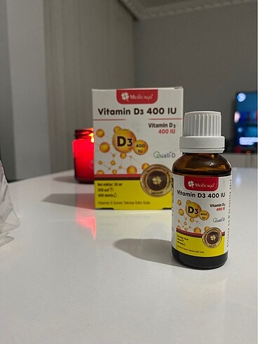 Medicago Vitamin D3 400 IU 20 mcg Vitamin D3