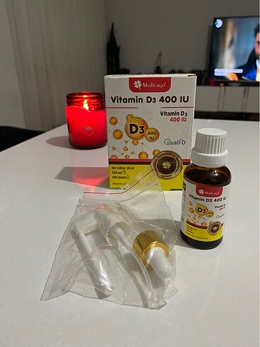 Vitamins Baby Medicago Vitamin D3 400 IU 20 mcg Vitamin D3