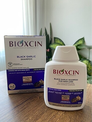 Bioxcin Siyah Sarımsak Şampuanı