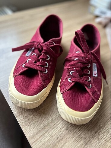Kadın Orjinal Bordo Superga