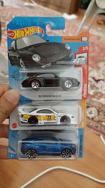 Hot wheels 3 araç lot