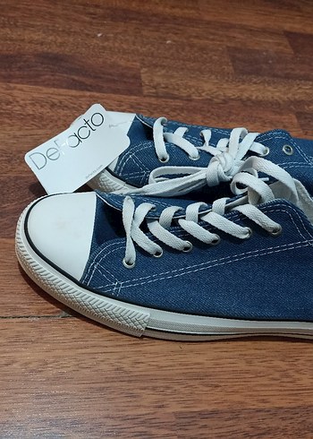 Defacto Lacivert Denim Spor Ayakkabi