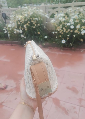 Zara Bej Örgü Kadın Çanta