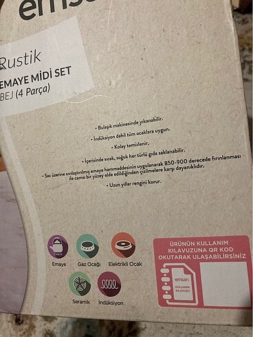 Beden Emsan emaye seti