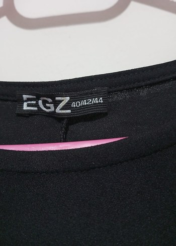 Siyah Uzun Kollu Düğmeli Kadın Triko Elbise - Görsel 2