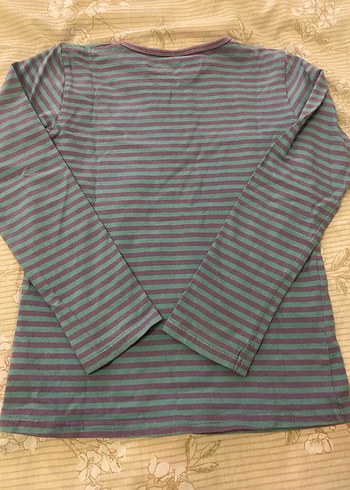 NeXT Uzun Kollu Kız Çocuk Çizgili Tişört - Görsel 2