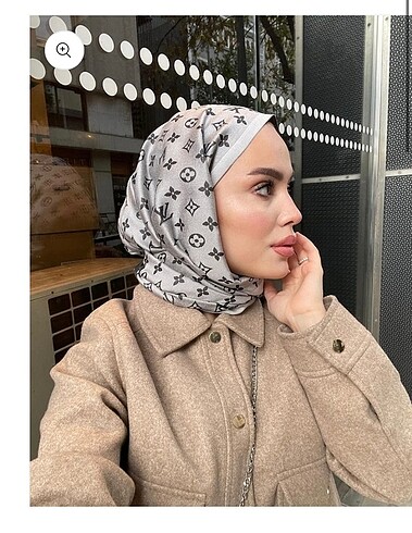 LV desenli ipek kaşmir çift taraflı şal