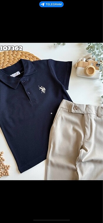 Polo yakalı jagger pantolonlu takım - Görsel 3