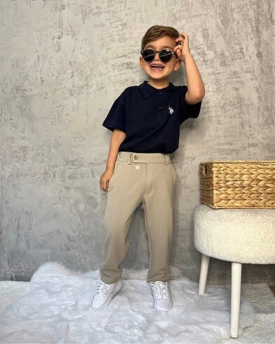 Polo yakalı jagger pantolonlu takım - Görsel 4