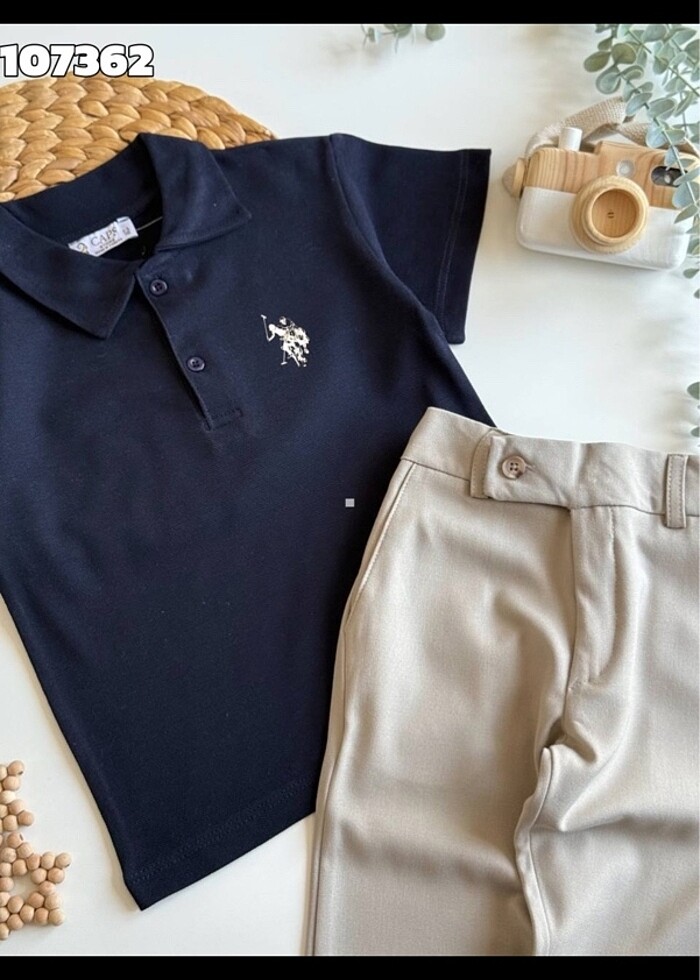 Polo yakalı jagger pantolonlu takım - Görsel 3