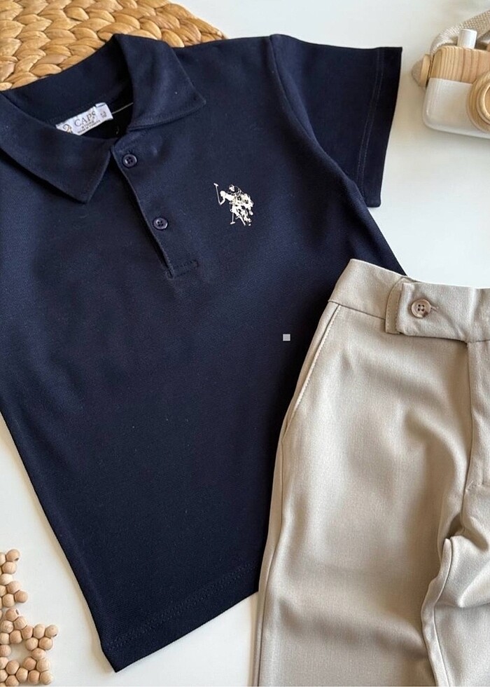 Polo yakalı jagger pantolonlu takım - Görsel 2