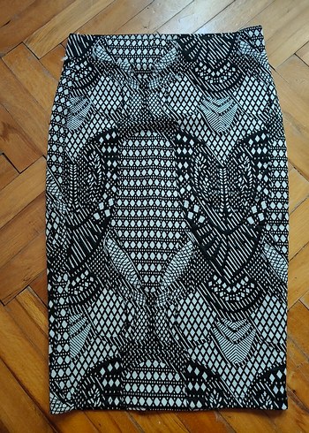 Yılan Desenli kalem Etek - Görsel 2