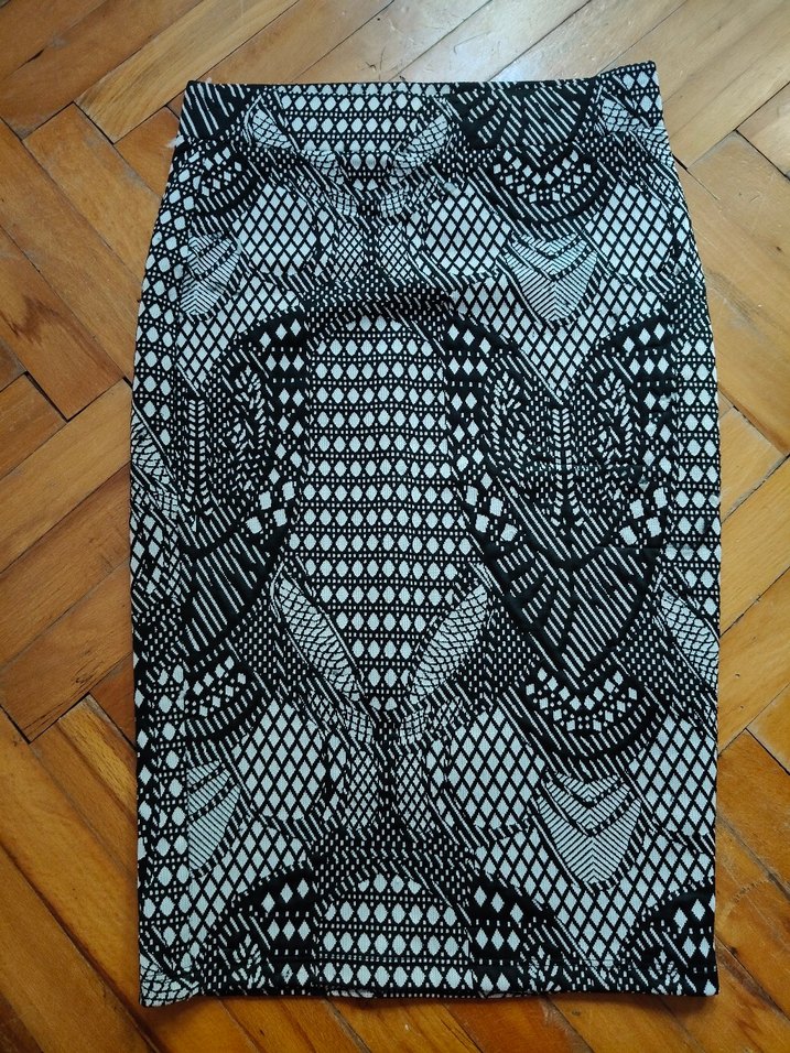 Yılan Desenli kalem Etek - Görsel 2