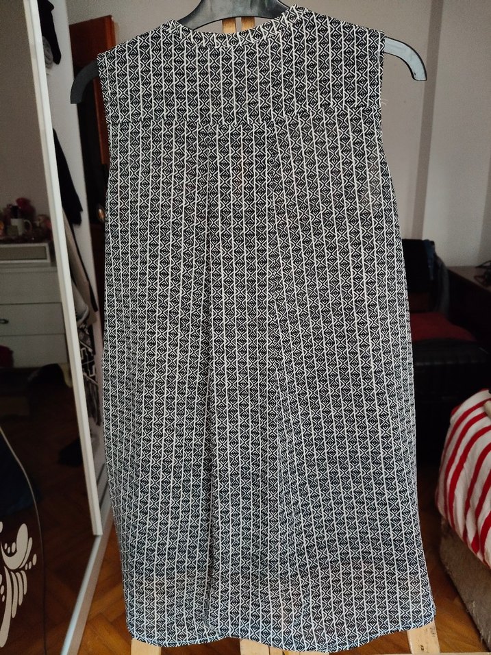 Gri Desenli Düğmeli gömlek - Görsel 3