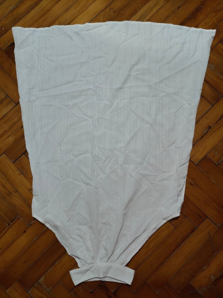 Beyaz keten elbise - Görsel 5