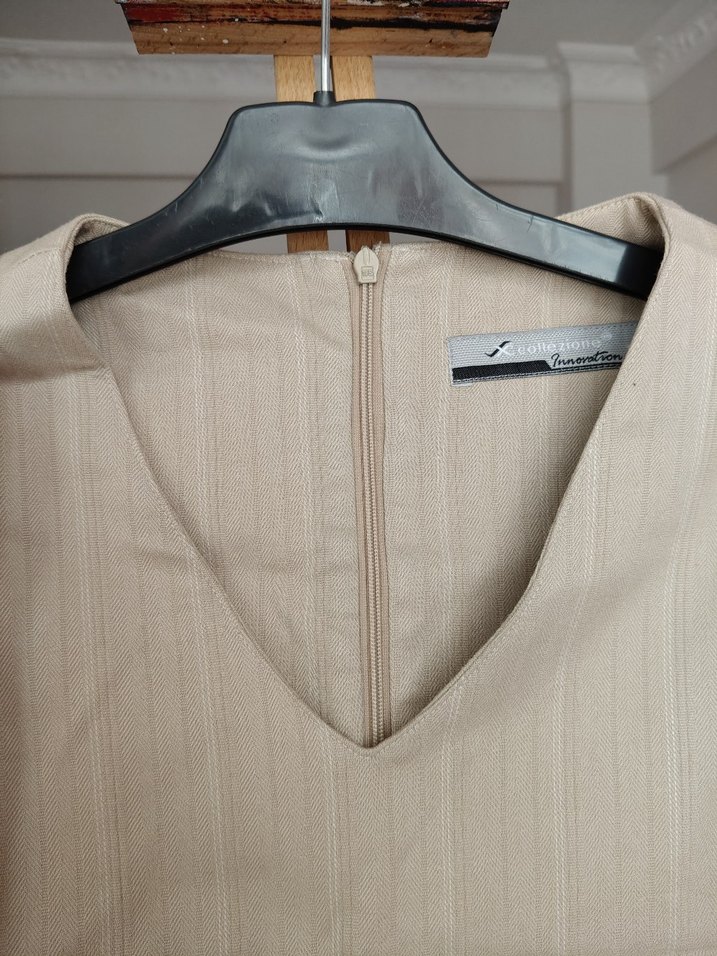 Kolsuz Pilili Midi elbise - Görsel 4