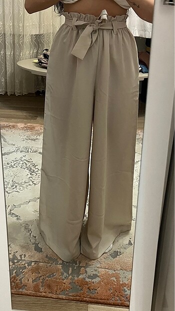Geniş Kumaş Pantolon