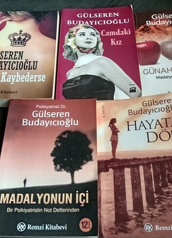 GÜLSEREN BUDAYICIOĞLU 5 adet kitap