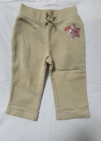 Kız Çocuk Renkli Baskılı Dantel Detaylı Pantolon - Görsel 5