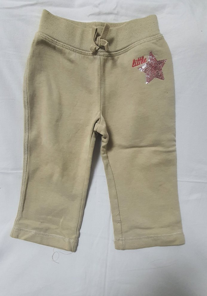 Kız Çocuk Renkli Baskılı Dantel Detaylı Pantolon - Görsel 5