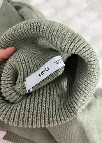 Kadın Boğazlı Örgü Kazak - Görsel 4