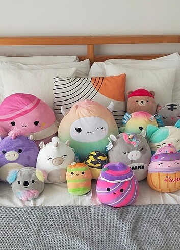 Squishmallows çesitleri peluş Squishmallows